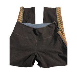 Women With Control Renee Greenstein Jeans Black Embroidered trim down side SP